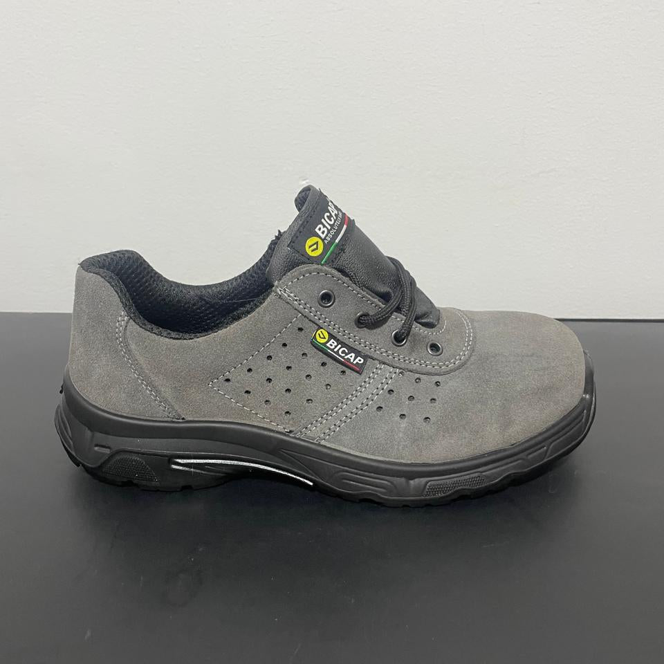 سيفتي شوز بيكاب موديل B-05N رمادي | Bicap Safety Shoes B-05N Gray