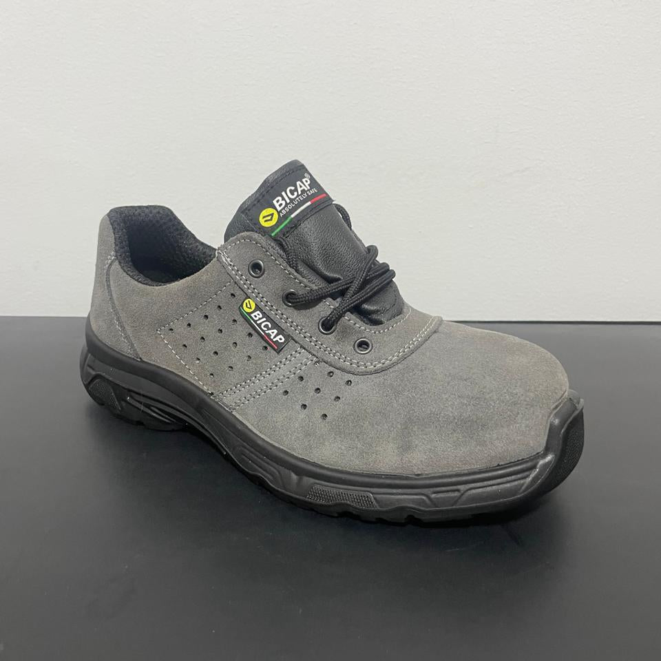 سيفتي شوز بيكاب موديل B-05N رمادي | Bicap Safety Shoes B-05N Gray