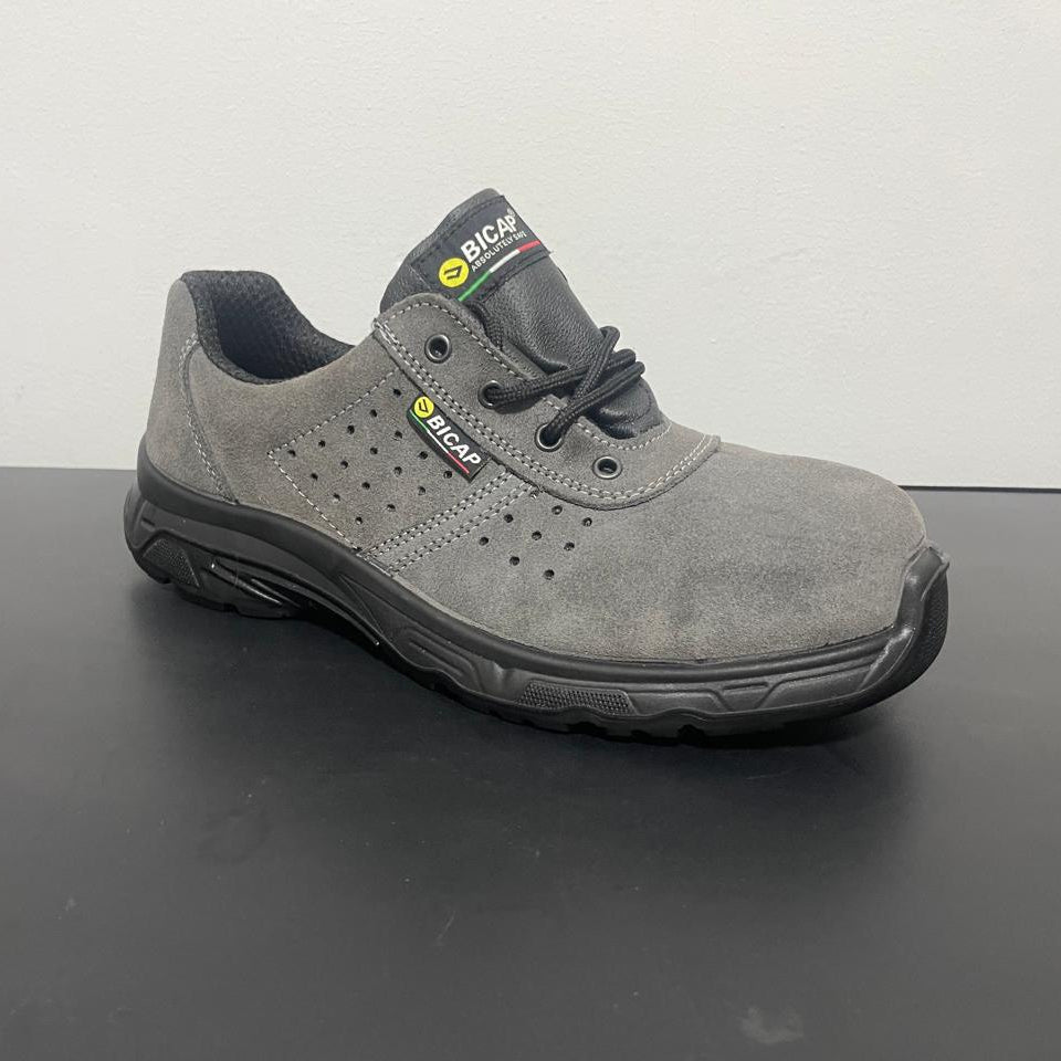 سيفتي شوز بيكاب موديل B-05N رمادي | Bicap Safety Shoes B-05N Gray