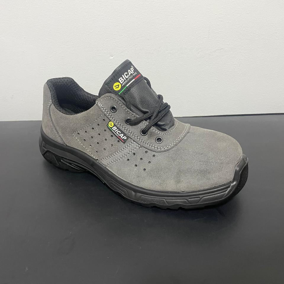 سيفتي شوز بيكاب موديل B-05N رمادي | Bicap Safety Shoes B-05N Gray