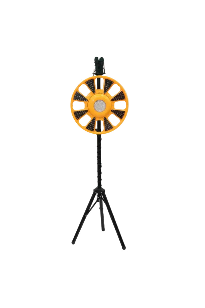 Solar Traffic Warning Light with Tripod Stand – LED