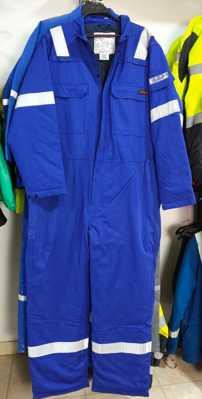 أفرول روتس مبطن مقاوم للهب أزرق RO23096LWT | Coverall-Roots-RO23096LWT-Blue