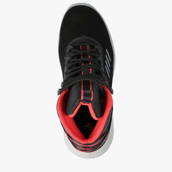 Jeep Compass LH Safety Half Boots S3 – Black/Red | سيفتي هاف بوت جيب كومباس LH S3 – أسود/أحمر (YL2640DI)
