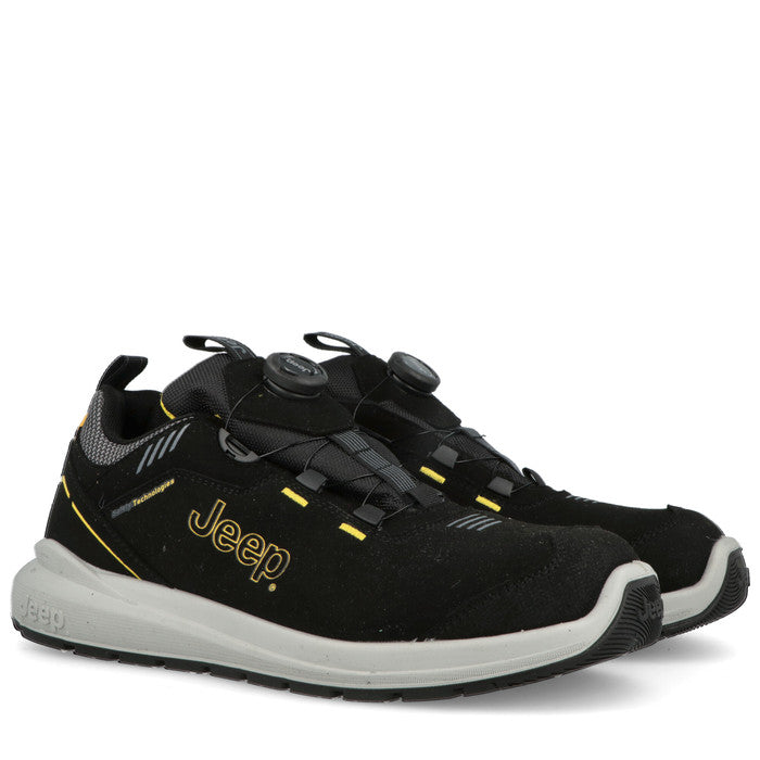 Jeep Jeepster ML Safety Shoes S3 – Black/Yellow | سيفتي شوز جيب جيبستر ML S3 – أسود/أصفر (YM2100DI)