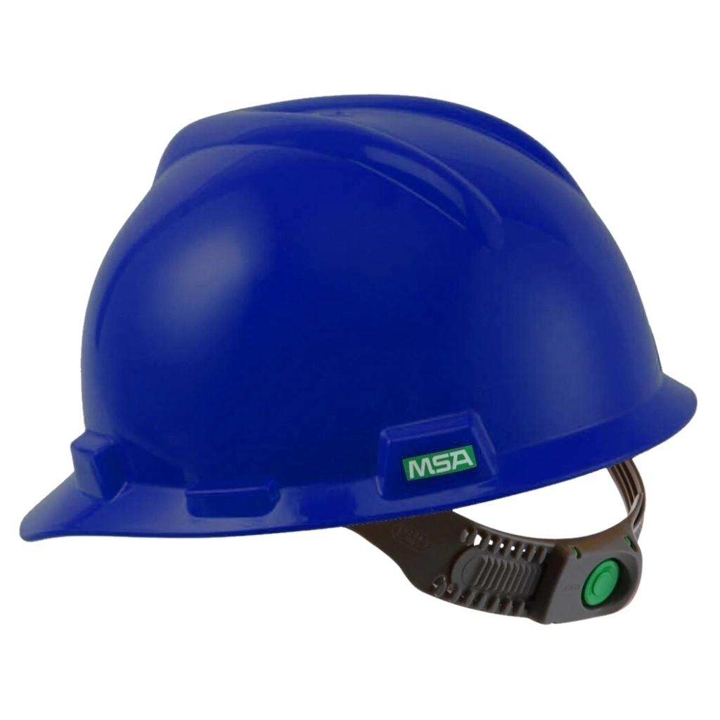خوذة سيفتي إم إس إيه - موديل في-جارد - أزرق | MSA Safety Helmet - Model V-Gard - Blue