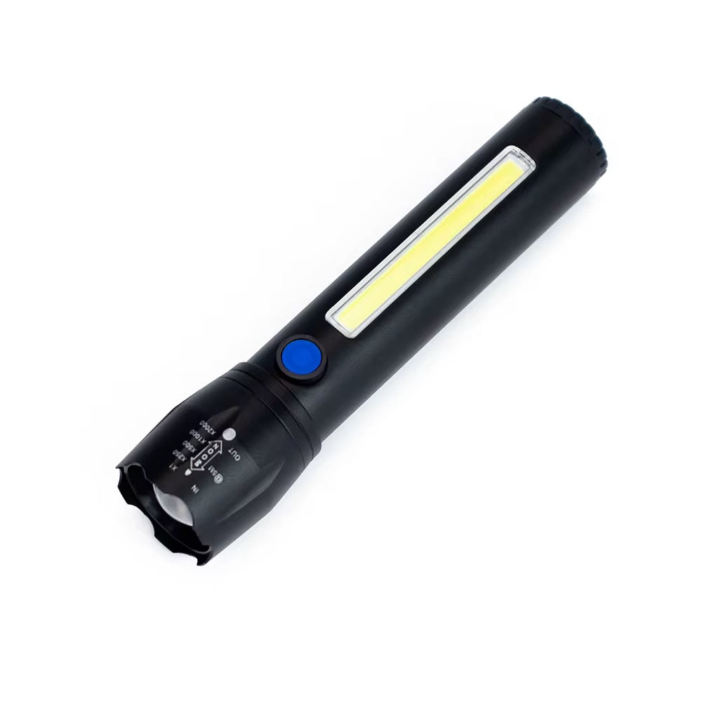 183 USB Rechargeable LED Flashlight with Side Light