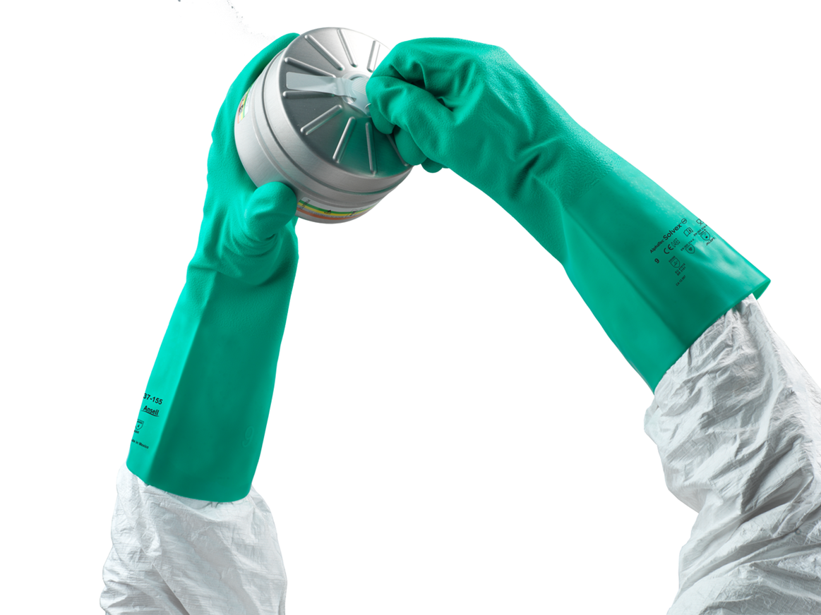 Ansell AlphaTec™ Solvex™ 37-155 - Chemical Gloves