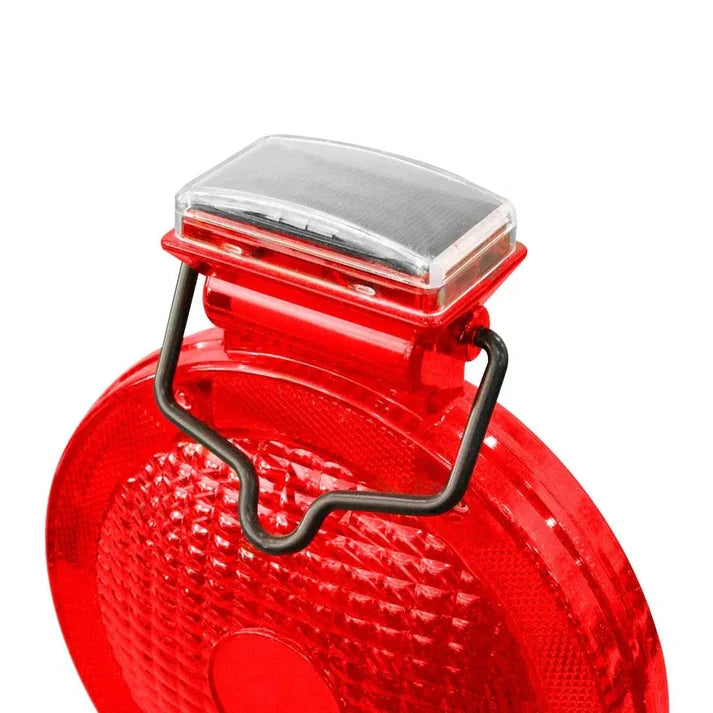 Traffic Cone Warning Light – Solar Panel– High Visibility LED