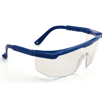SteelPro Glasses with Adjustable Temples and Clear Lenses