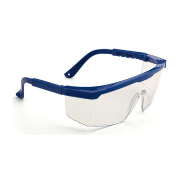 نظارة سيفتي شاكوش ستيل برو شفافة دراع أزرق 2188GNA | SafetyGlasses-Steelpro-2188GNA-Clear