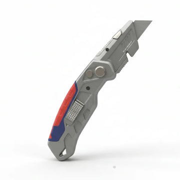 Alaterrour Professional Full Metal Utility Knife - Heavy Duty Design with Safety Self-Lock.