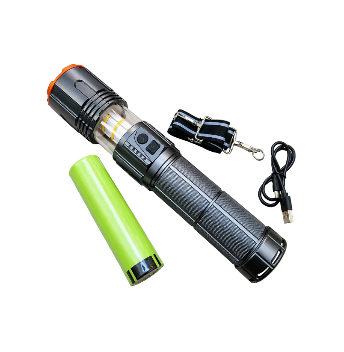 TG Multifunctional Rechargeable Camping Lamp with Mosquito Control - Grey