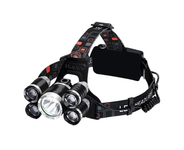 Headlamp 5 x LED T6 CREE