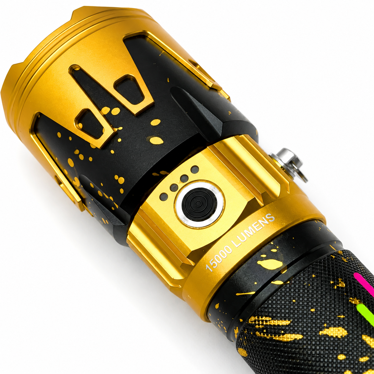185-63 High Power Rechargeable Zoom Flashlight with Ignition Function