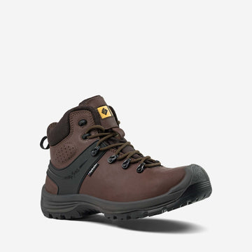 Toworkfor Hiker Brown Safety Half Boots