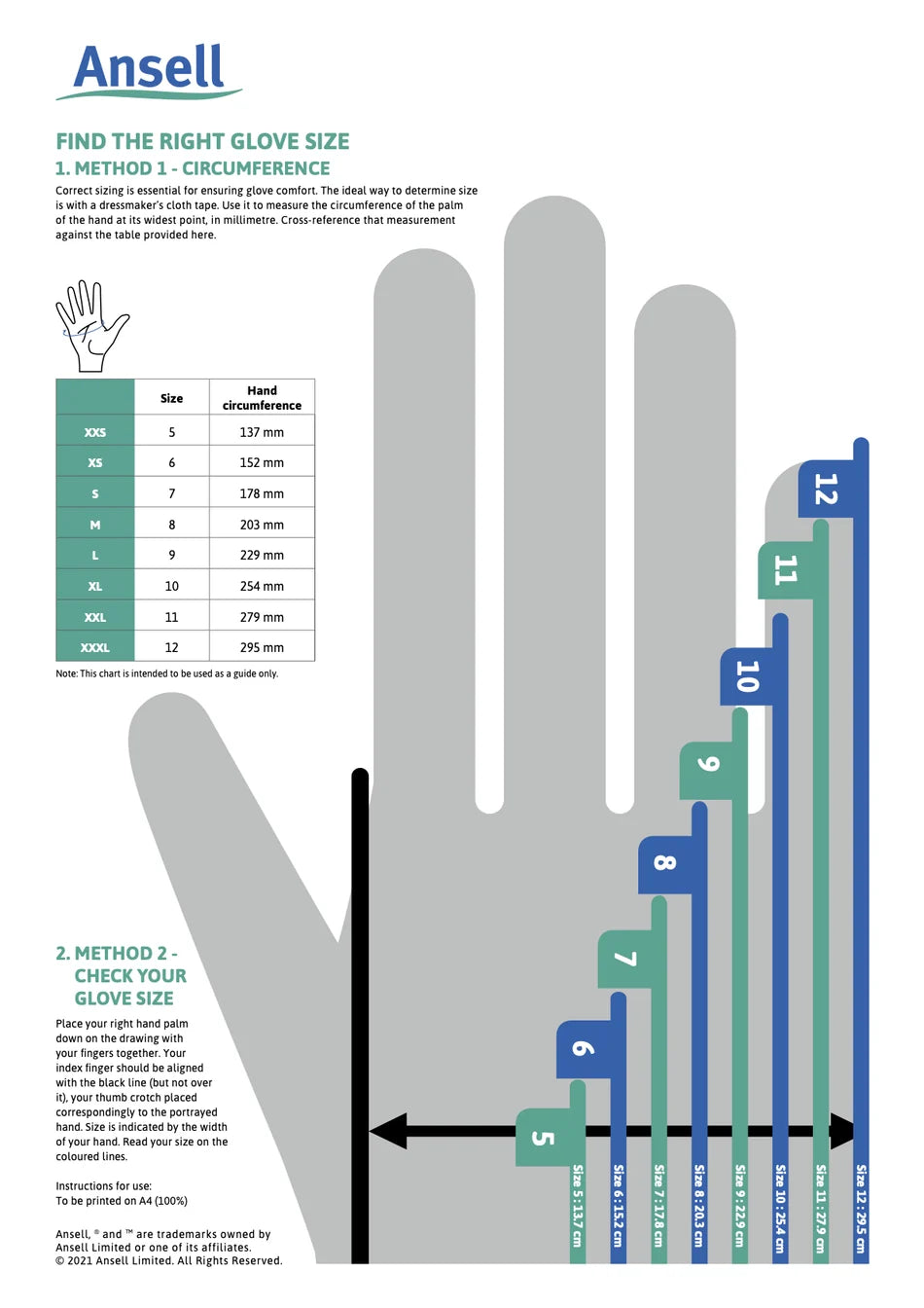 جوانتي أنسيل ألفاتيك 87-105 للكيماويات | Ansell AlphaTec 87-105 Chemical Gloves
