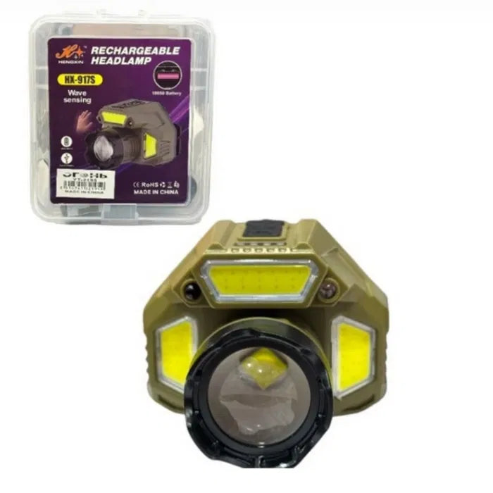 HX-917 Rechargeable HeadLampwith Type-C Charging