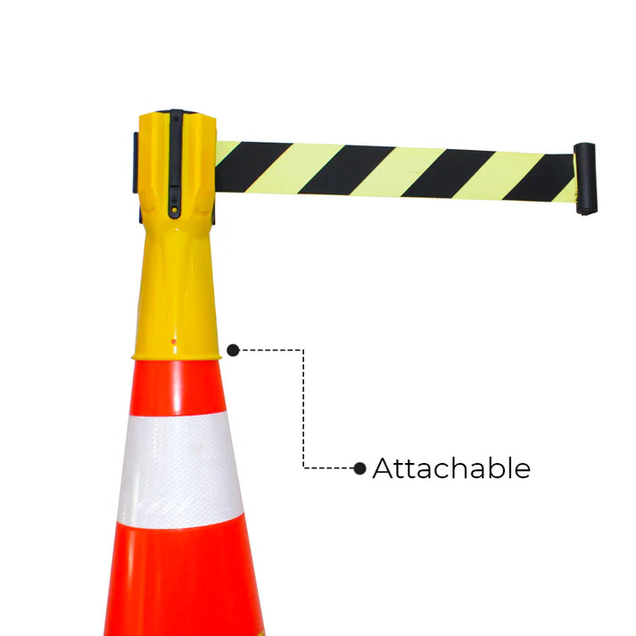 Retractable Cone Barrier with Belt