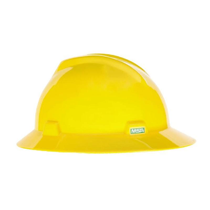 خوذة سيفتي إم إس إيه - موديل في-جارد - أصفر | MSA Safety Helmet - Model V-Gard - Yellow