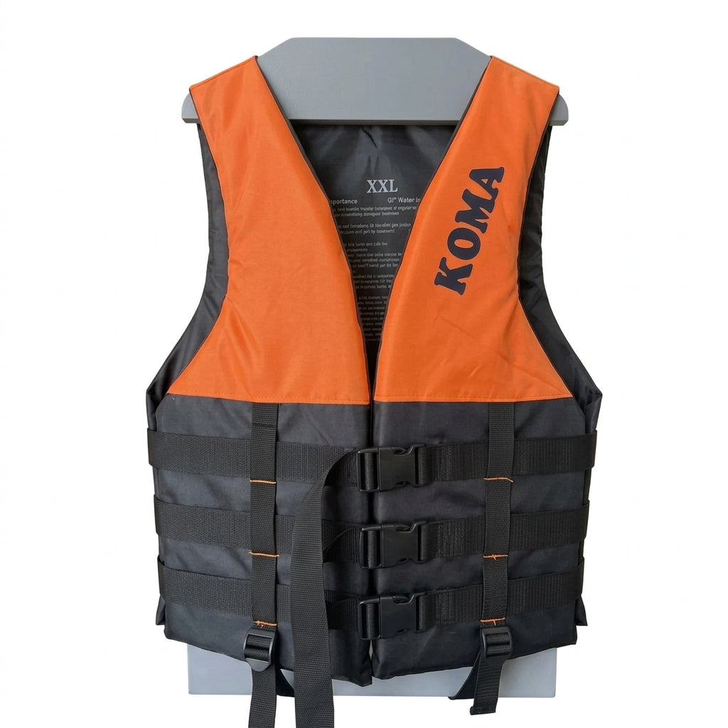 لايف جاكيت كوما برتقالي × أسود 711 | LifeVest-Koma-711-Orange