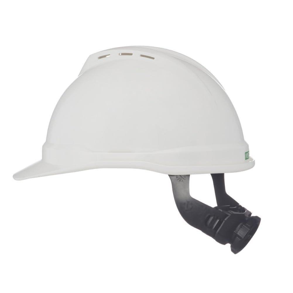خوذة سيفتي إم إس إيه - موديل في-جارد - أبيض | MSA Safety Helmet - Model V-Gard - White
