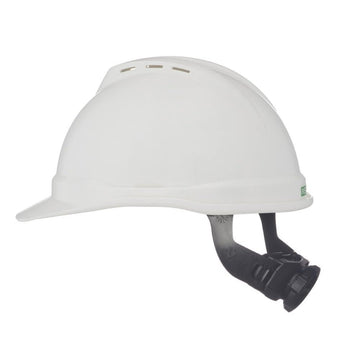 خوذة سيفتي إم إس إيه - موديل في-جارد - أبيض | MSA Safety Helmet - Model V-Gard - White