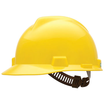 خوذة سيفتي إم إس إيه - موديل في-جارد - أصفر | MSA Safety Helmet - Model V-Gard - Yellow