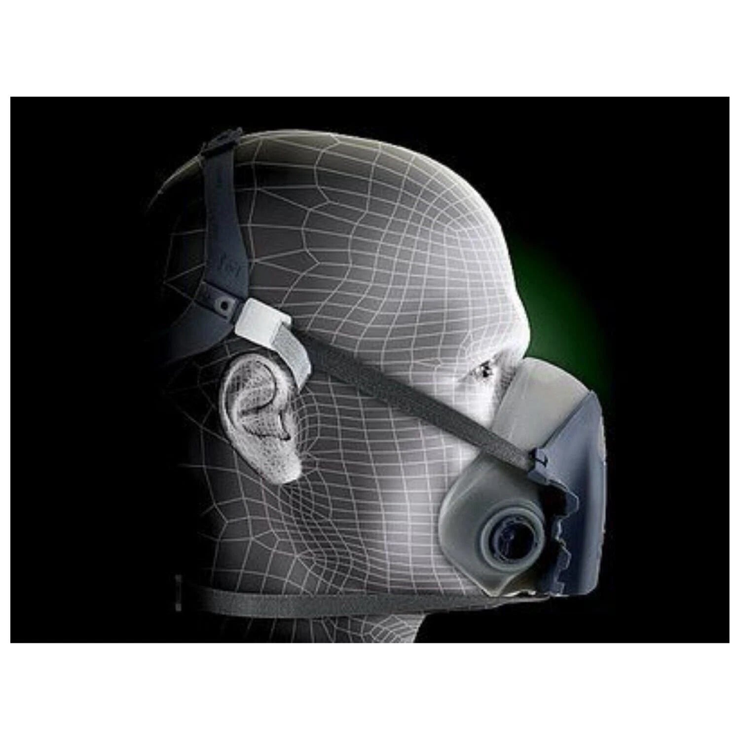 3M Reusable Half Face Mask Model (7502 )