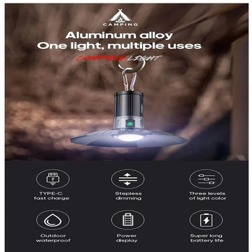 YES-677 Multifunctional Camping Flashlight
