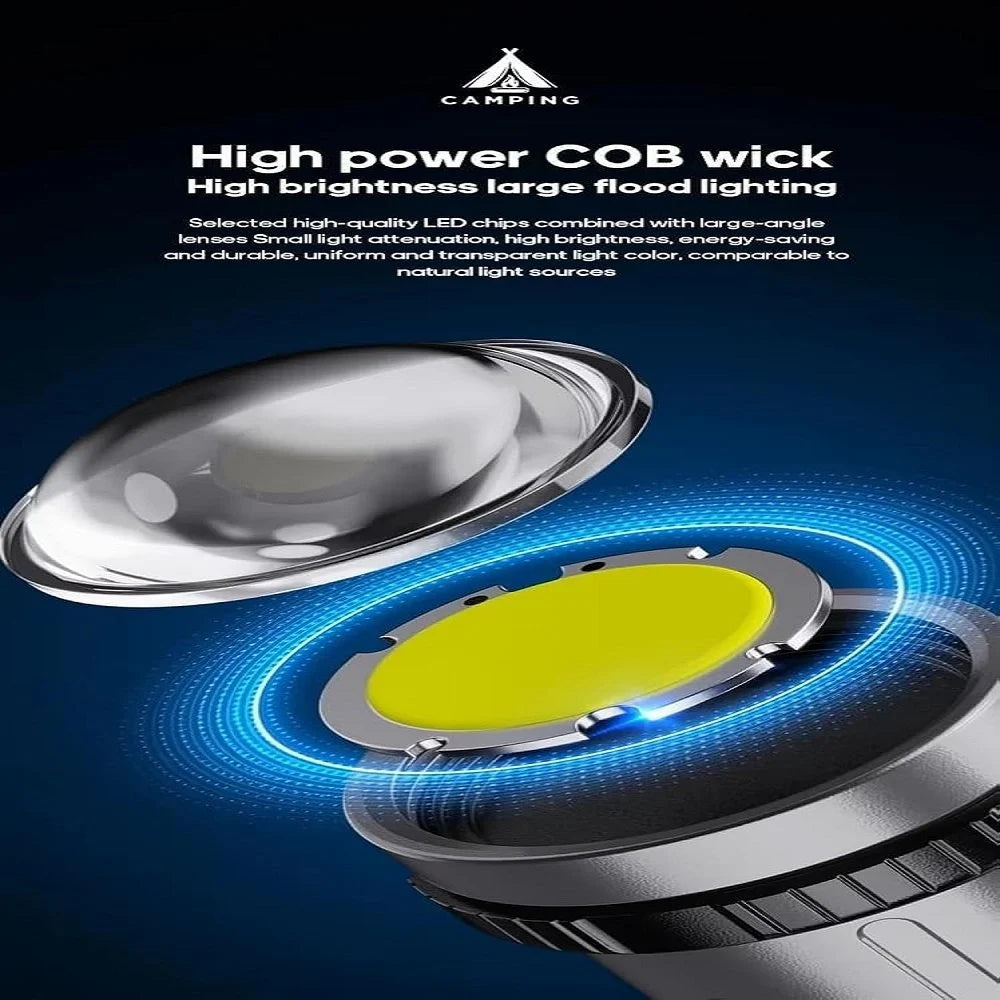 YES-677 Multifunctional Camping Flashlight