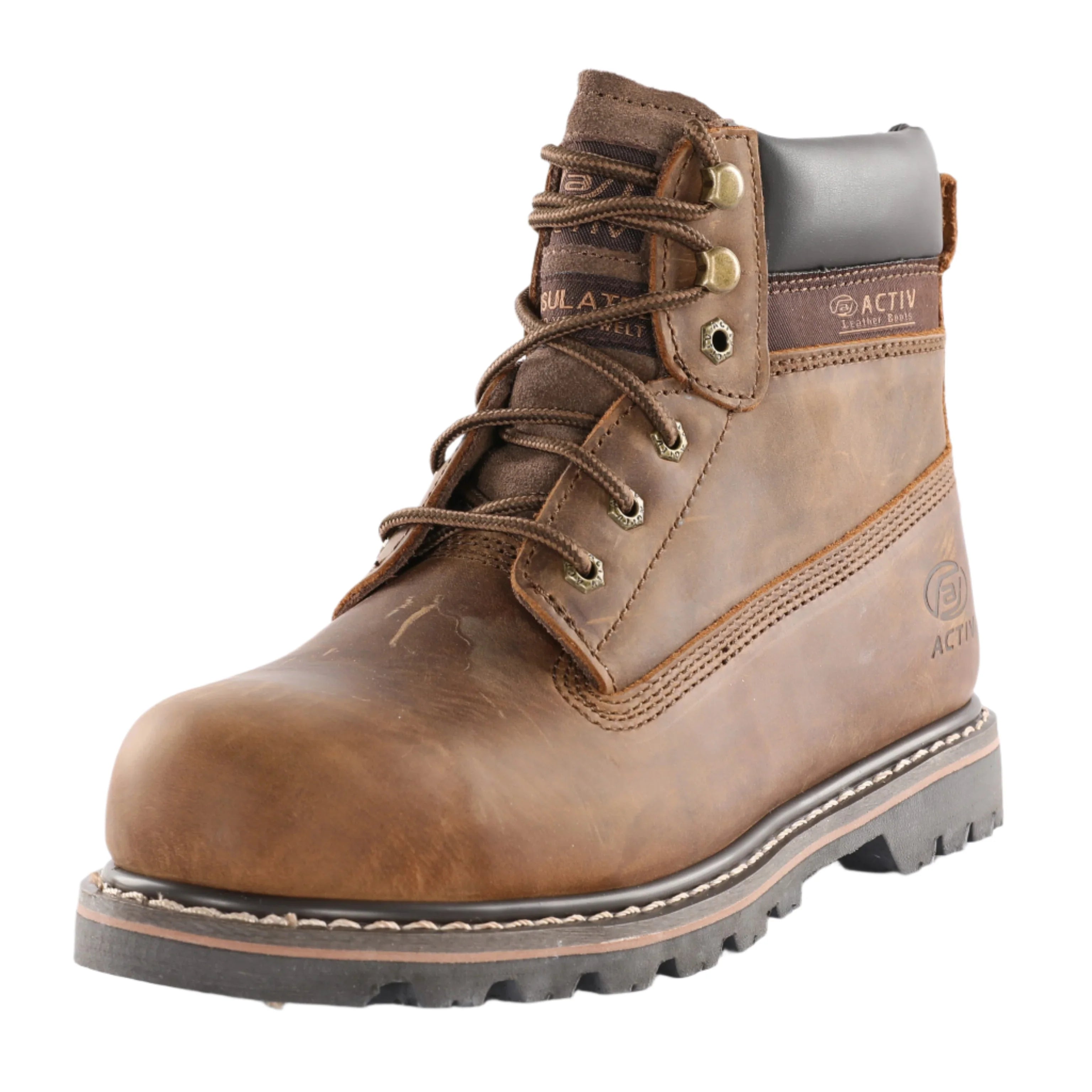 ACTIV Safety Half Boot S3 – Model SF23558 (Light Brown)