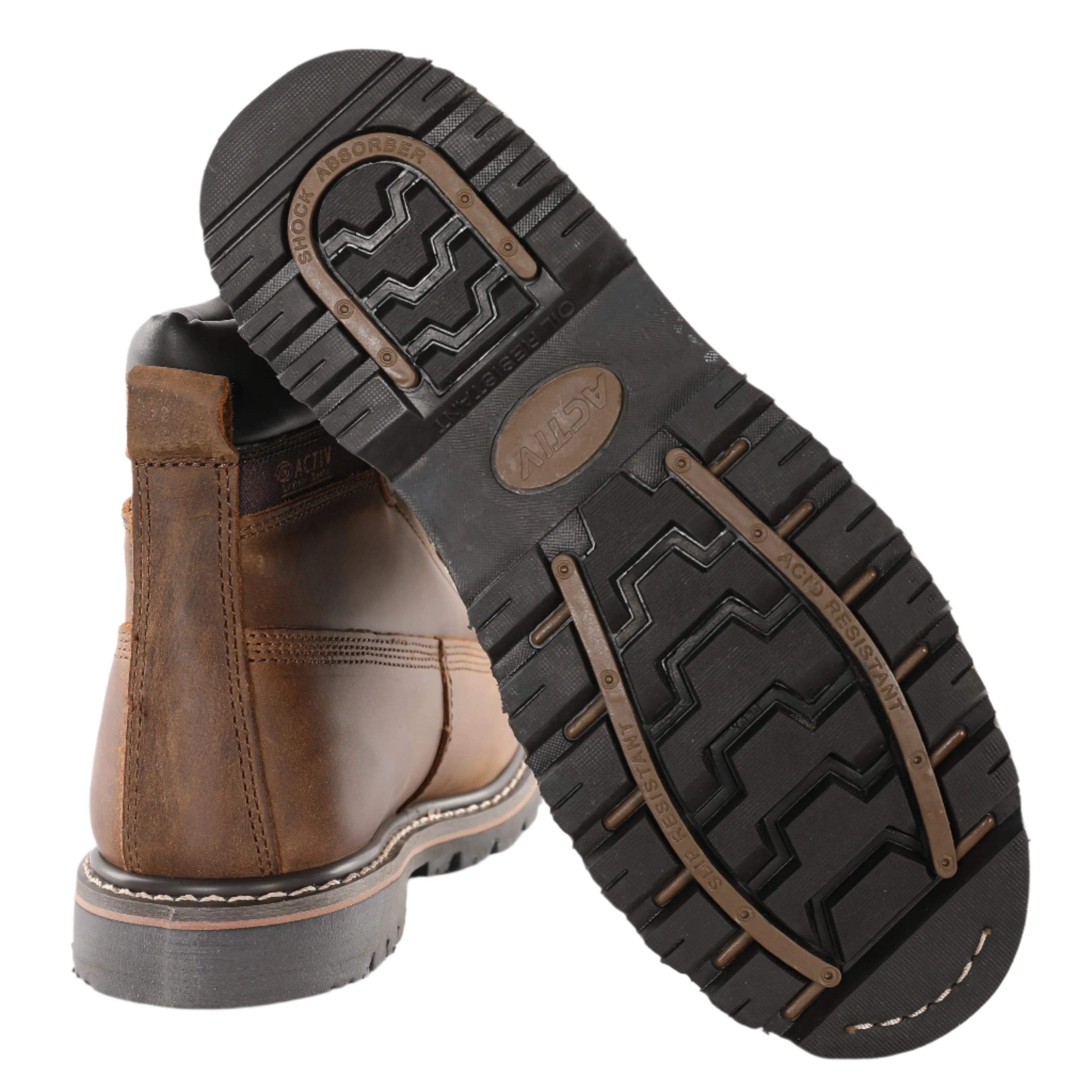 ACTIV Safety Half Boot S3 – Model SF23558 (Light Brown)