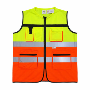 فيست شاين فسفوري/برتقالي ثري ام | Vest-PH-1O-3M-Shine